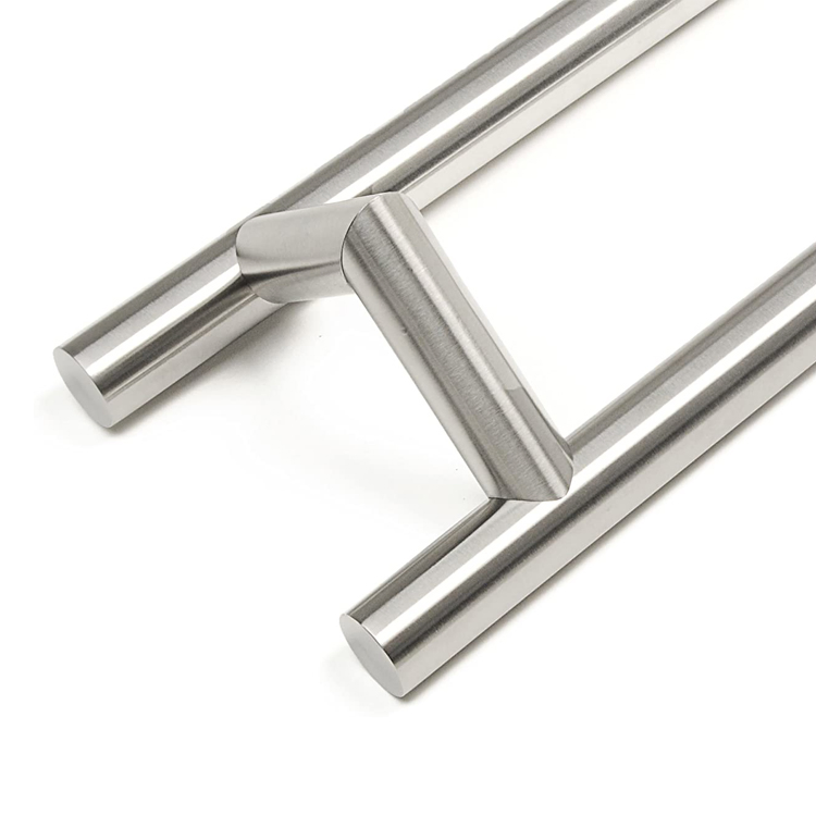 Modern H Shape Offset Stainless Steel Wood Glass Door Pull Handle for Main Door
