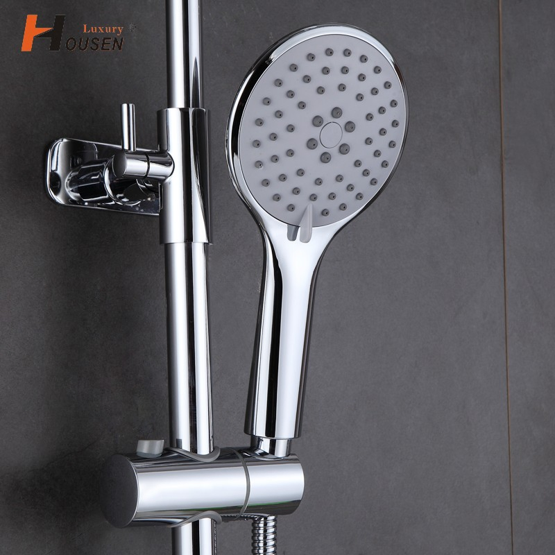 Bathroom Fitting Wall Hand Shower Set Filtered Rain Bath Shower Head Set