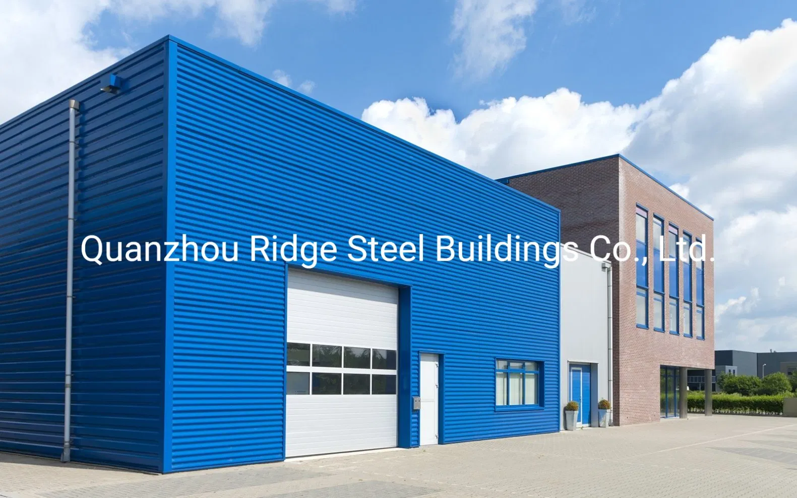 Prefabricated Light Steel Construction Structure Metal Warehouse Garage Carport