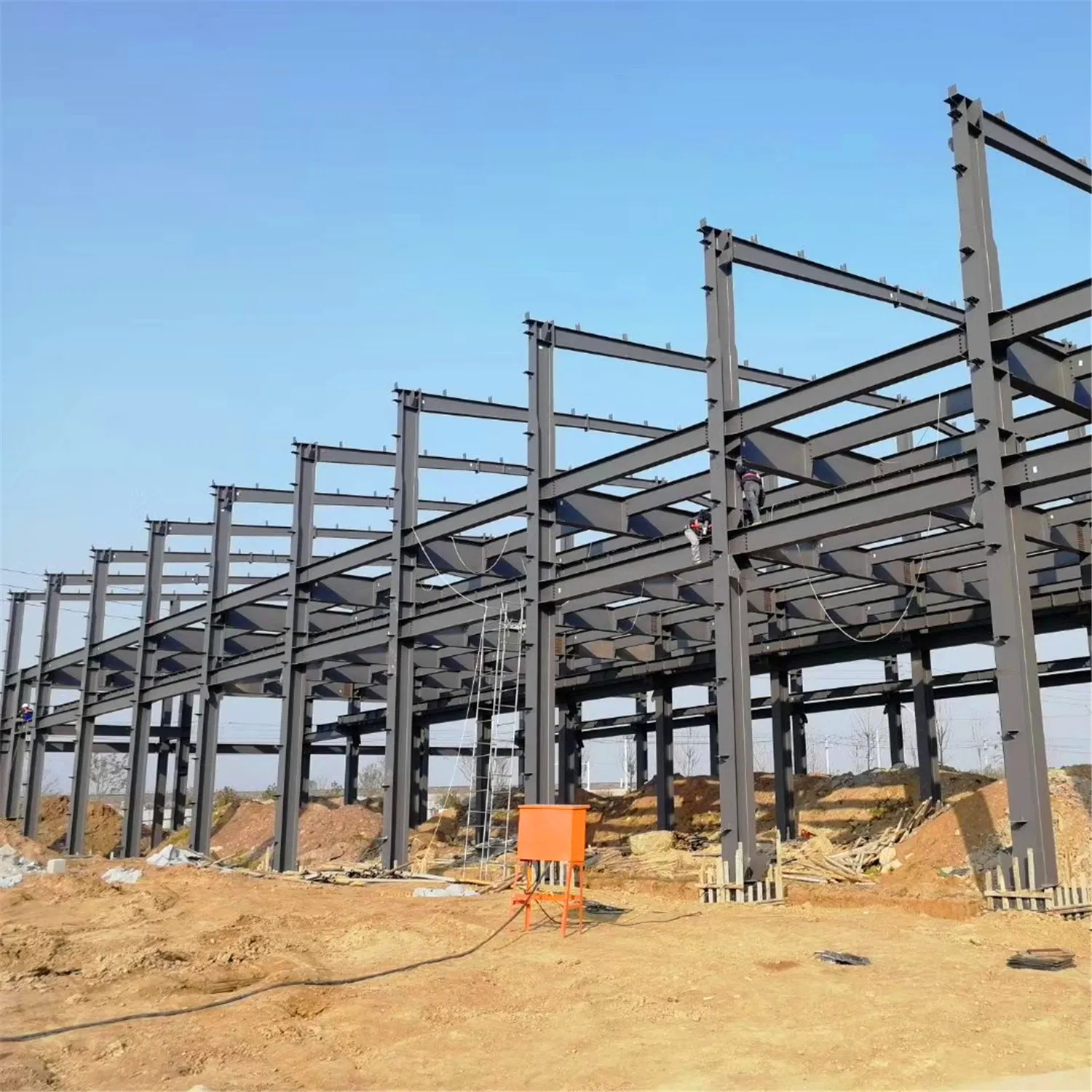 Metal Construction Prefabricated Warehouse with H Column Beam