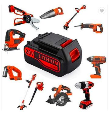 20V 5.0ah Cordless Drill Replacement Lithium Ion Battery Garden Tools Battery