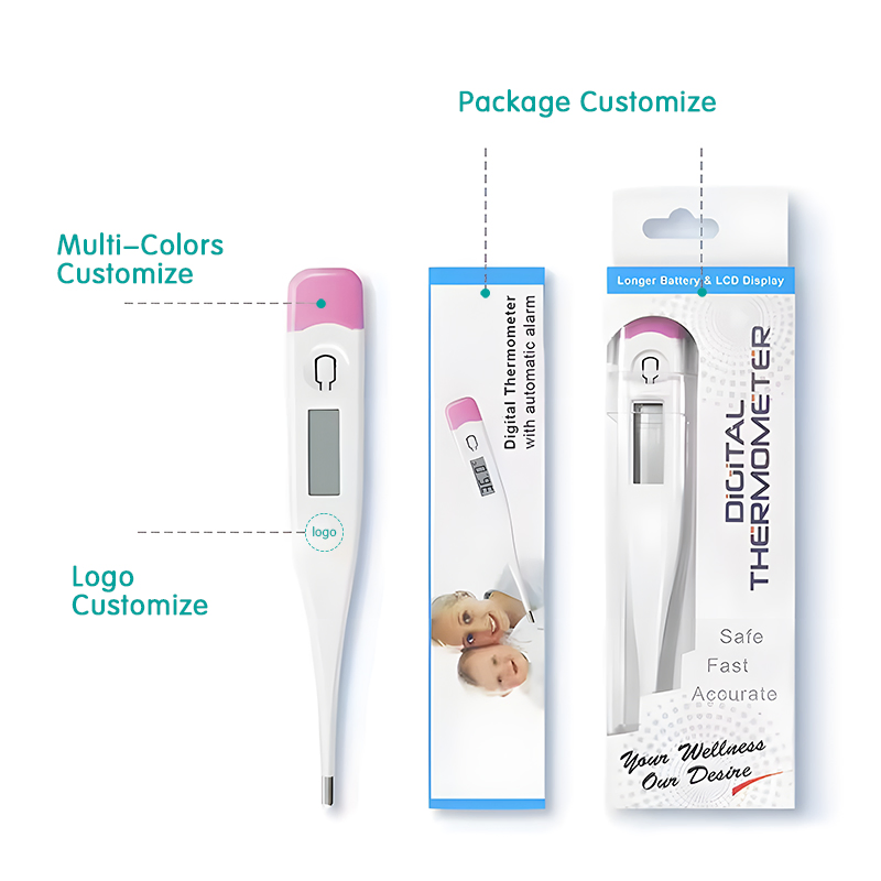 Factory Cheap Price Fast and Accurate Reading LCD Display Thermometer with Beeper Function