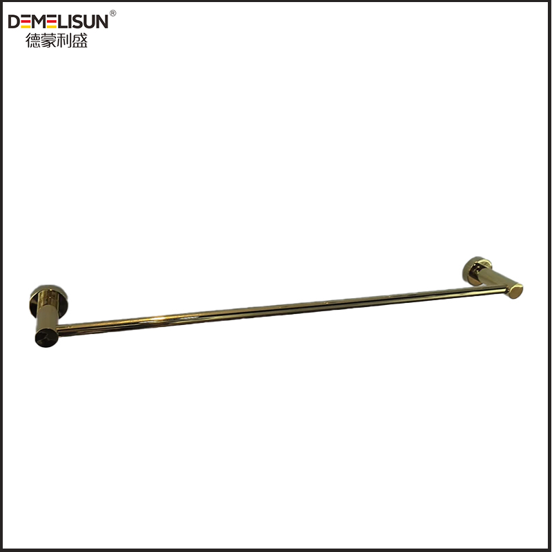 Bathroom Accessories Stainless Steel Single Towel Bar Rose Gold Hanging Towels Racks