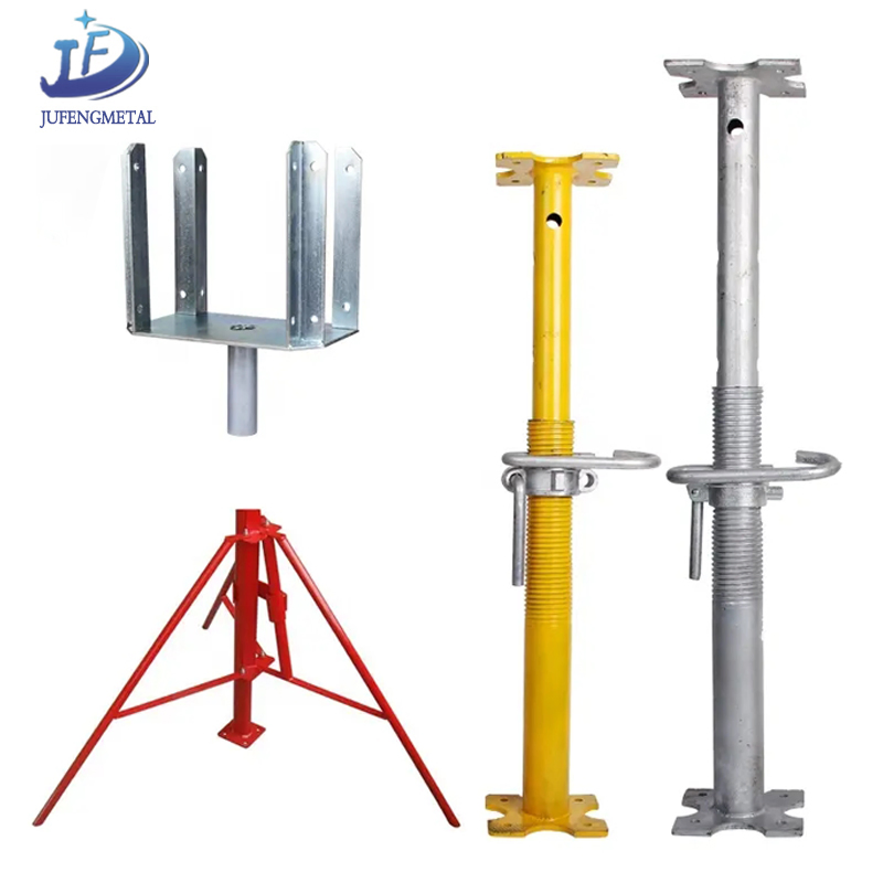Galvanized Adjustable Steel U Fork Head Jack for Shoring Prop Construction