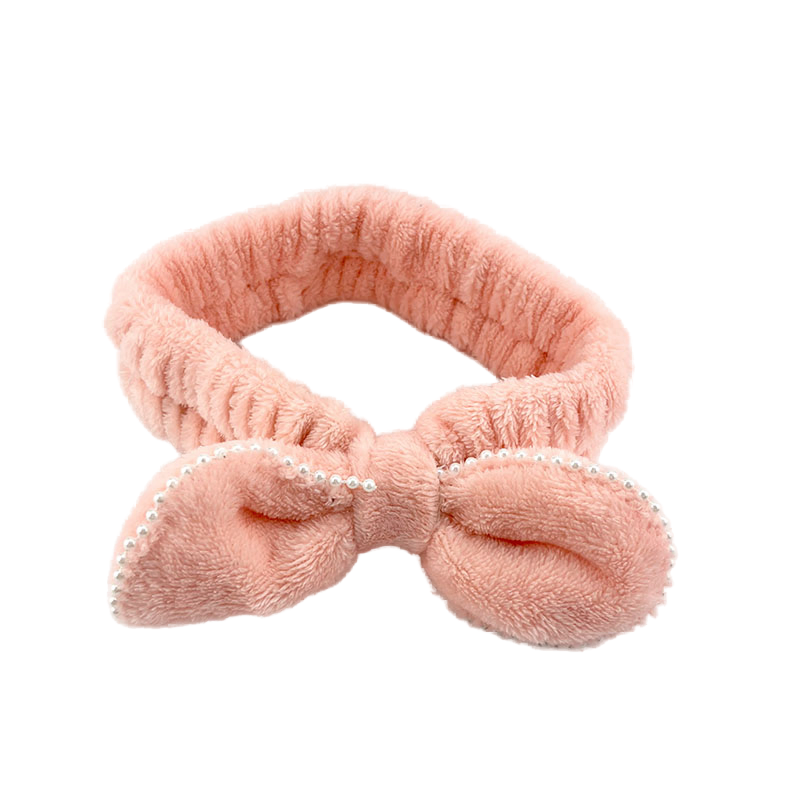 Fashion Soft Cosmetic Shower Elastic Headband SPA Cute Makeup Plush Hairband