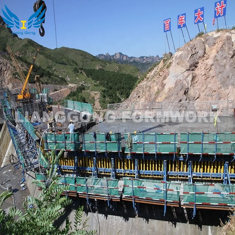 Popular High-Quality Steel Adjustable Cantilever Climbing Formwork for Wall Bridge Dam Construction