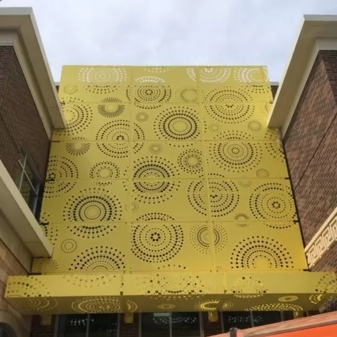 Laser Cut Decorative Stainless Steel Aluminium Screen Panel Curtain Wall