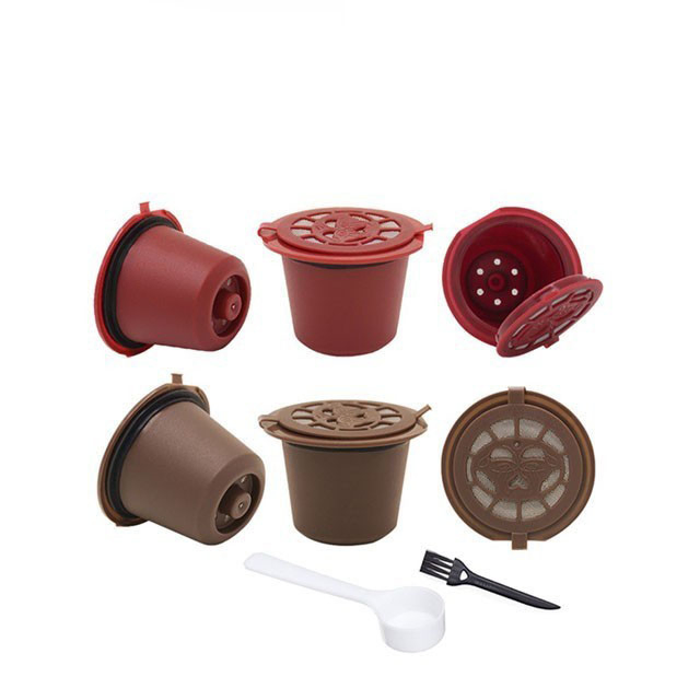 Plastic Reusable Coffee Pod Cups Compatible Refillable Coffee Filter for Coffee Makers