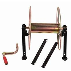 Garden Water Hose Reel Cart with Storage Basket Rust Resistant