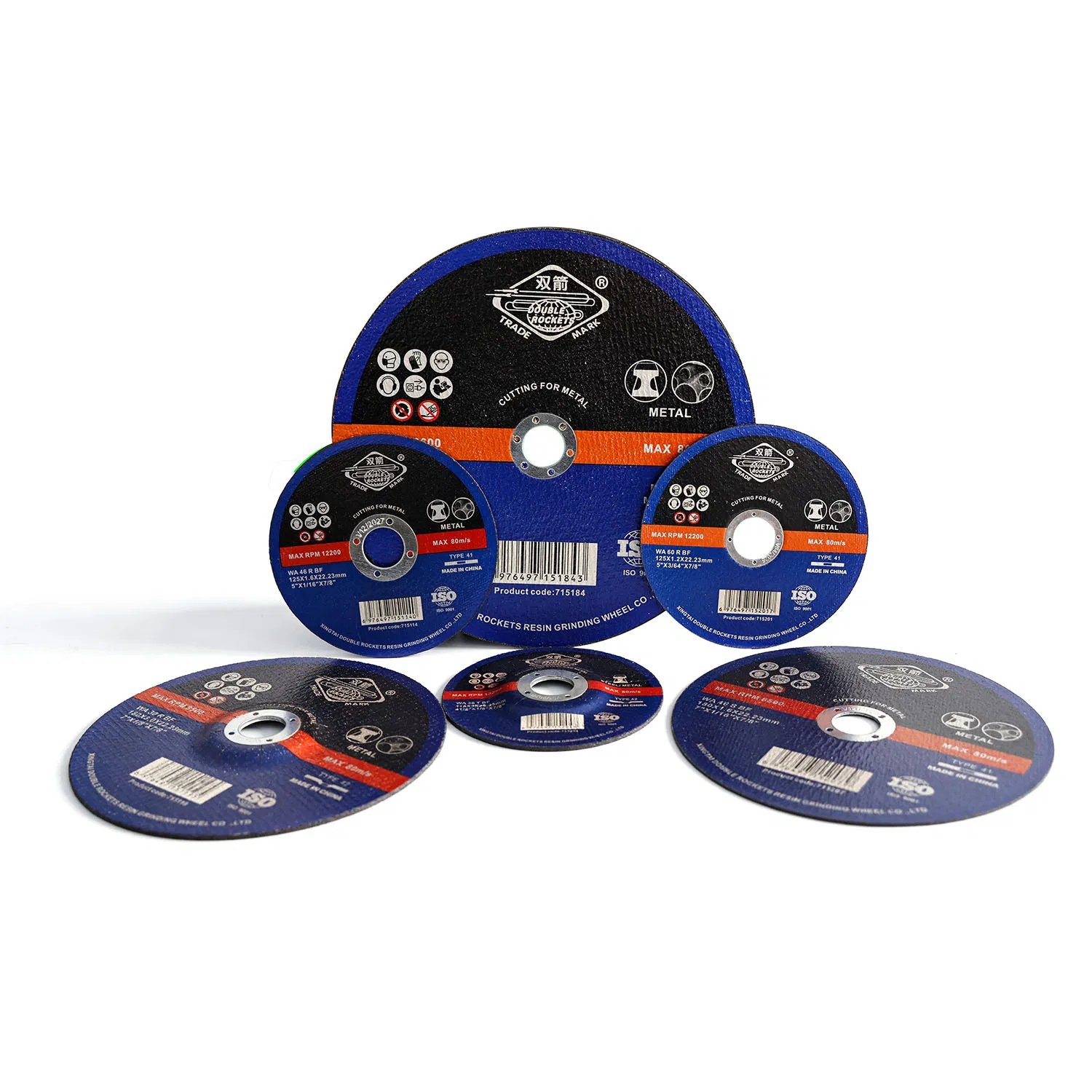 7 Inch/180 mm Cutting Disc for Metal and Stainless Steel, High Speed Grinding Cutting Wheel, 1.6 mm Thin Cut off Wheel