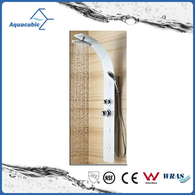 Contemporary Elegant Bathroom Wall Monunted Tempered Glass Shower Panel