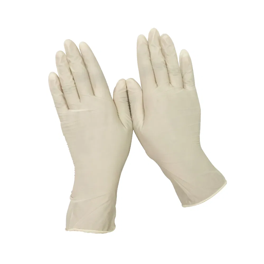 Powder Free Disposable Latex Exam Gloves