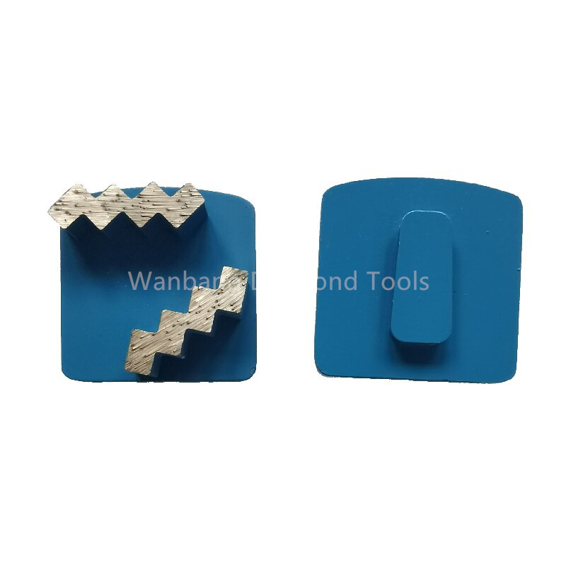 Алмазные сегментные шлифовальные колодки Redilock Zigzag