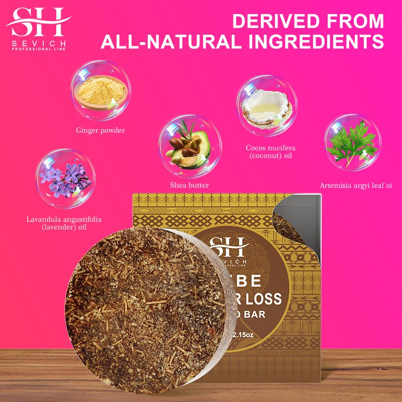 Africa Chad Natural Chebe Shampoo Bar 100% Natural 60g