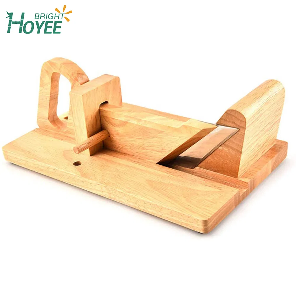 Sausage-Slicer Sausage Wooden Cut Pine Food Cutter Manual Push-Pull Ham Cut