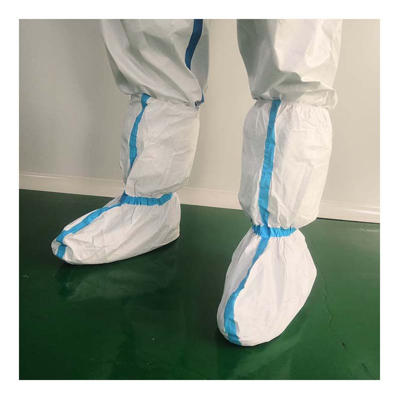 Disposable Isolation Shoe Cover 63GSM Polypropylene Long Boots Shoe Cover Foot Protection