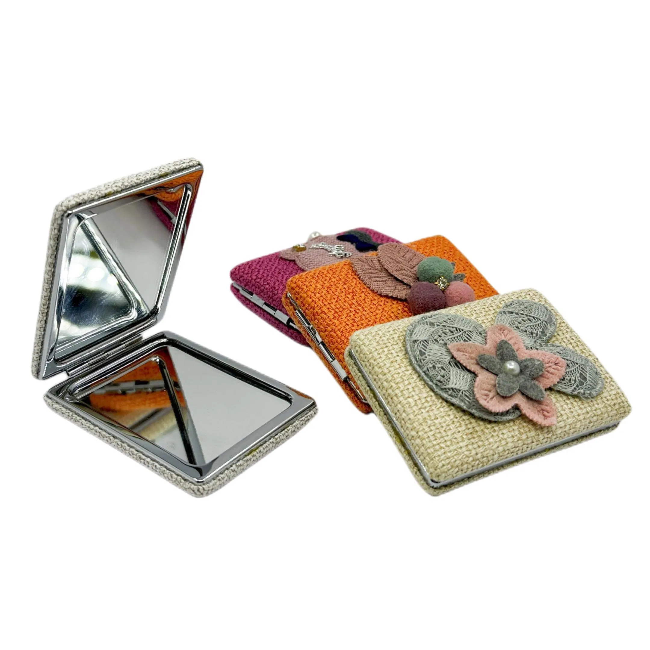 Fashion Design Double Sides Girls Makeup Mirror in Pocket Size