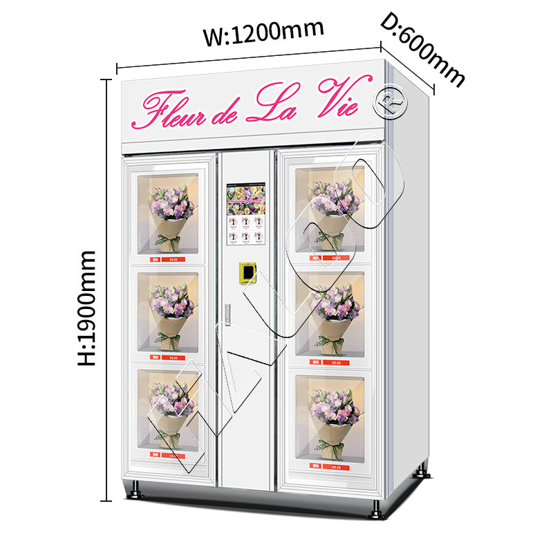110/220V 50/60Hz Refrigerated Fresh Flower Vending Machine Automatic Vending Flower Machine
