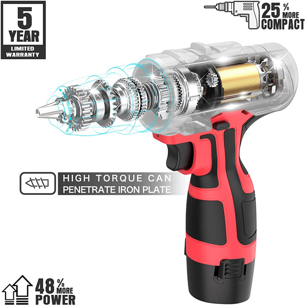12V Power Tools Drilling Machines Electric Cordless Hammer