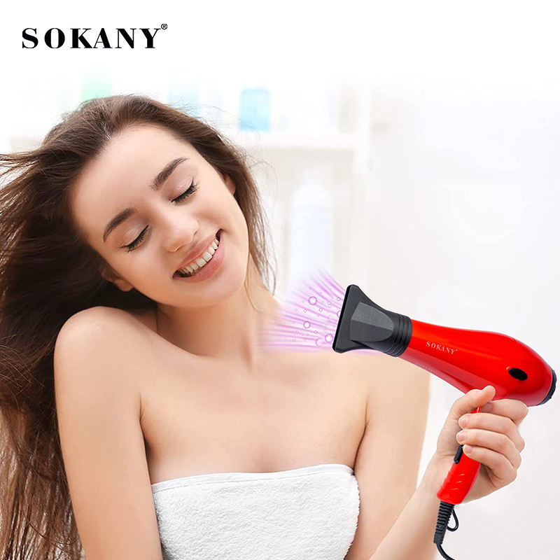 Electric Hair Blower Professional Hair Blow Dryer Sokany Heavy Duty Hair Blower Professional Salon Set Blower Hair Dryer Ionic Blower for Hair Wholesale Price