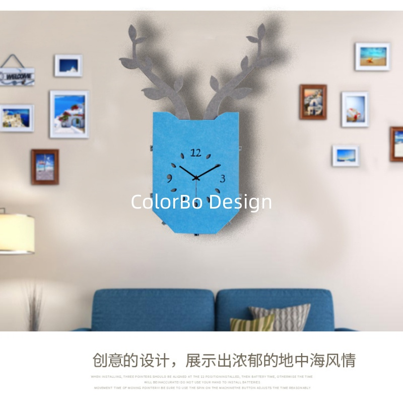 Wall Clock for Home Decoration