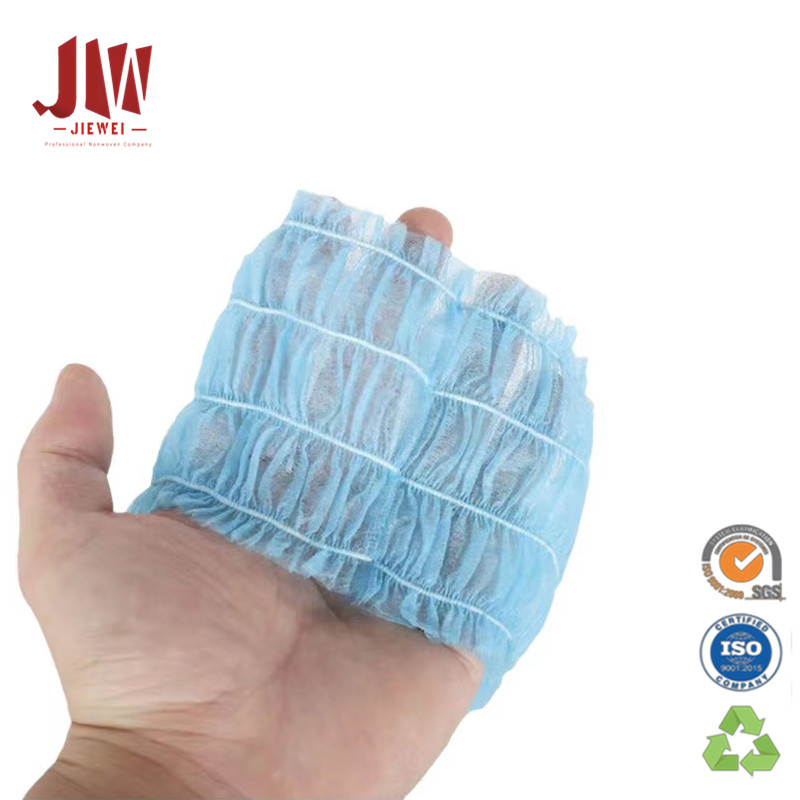 Black SPA Disposable Non Woven Headbands Facial Headband
