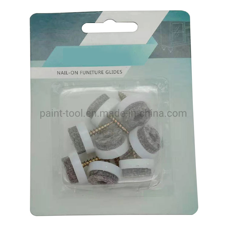 Dia Furniture Sliders Screw Felt Slide Gliders Furniture Pads Nails