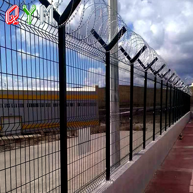 Galvanized Chain Link Airport Fence Steel Wire Prison Mesh Security Fence
