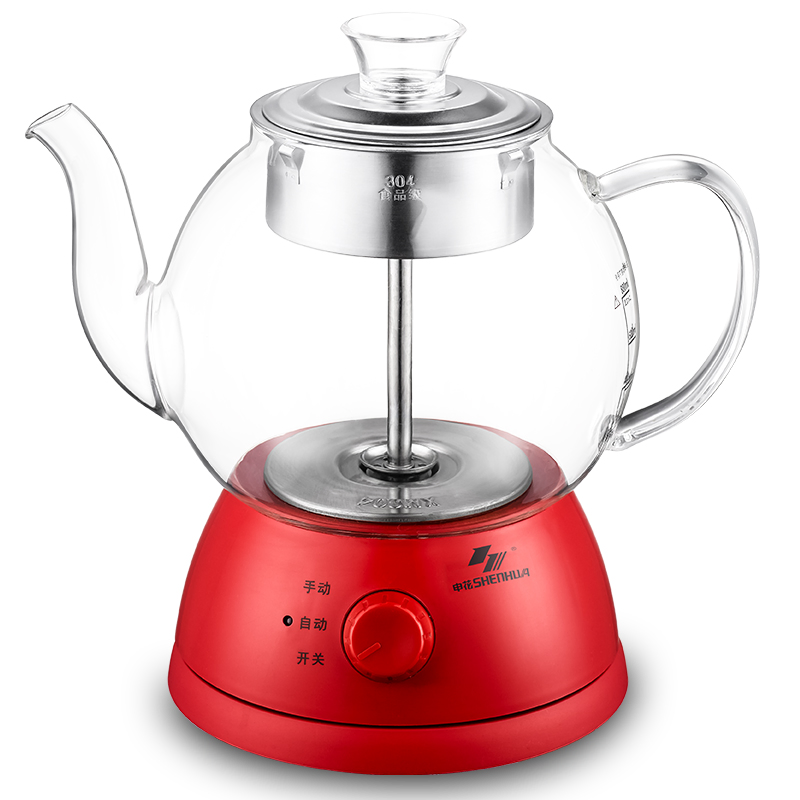 High Quality Factory Direct Supply Electric Healthy Teapot Manual Auto-off Power Glass Tea Maker