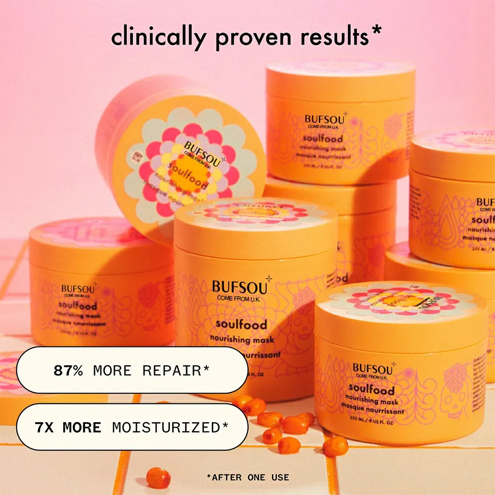 Private Label Professional Salon Masque Nourrissant Hairfood Jojoba Oil Sea Buckthorn Nourishing Repair Damaged Hair Mask
