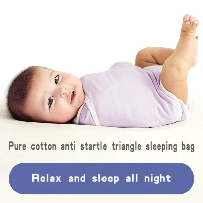 Eco-Friendly Swaddle Wrap Newborn Baby Anti-Startle Sleeping Bag
