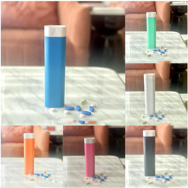 Travel Promotional Portable 7 Days Plastic Compact Pill Box