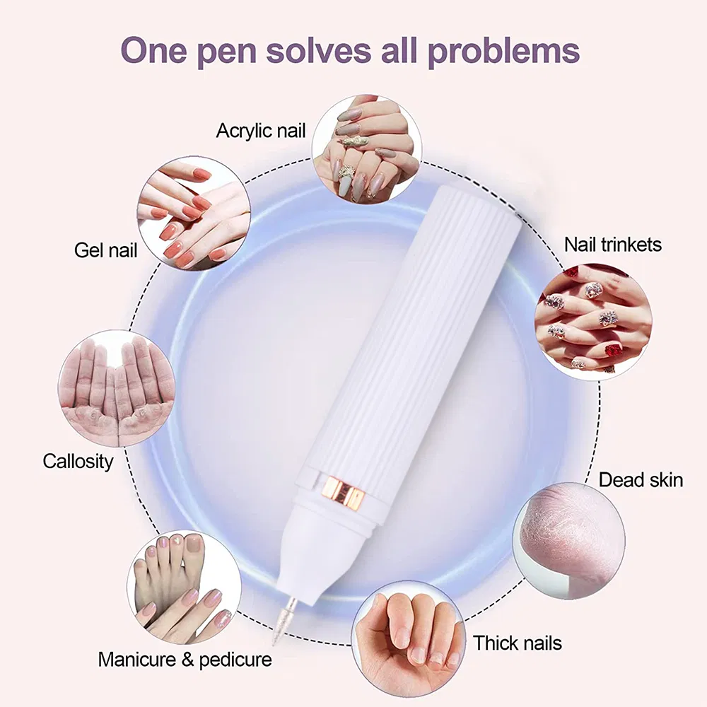 Electric Portable Manicure Pedicure Tools Professional Nail Drill Machine