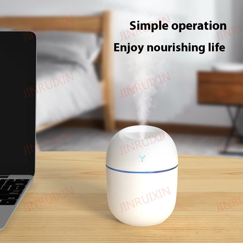 Mini Ultrasonic Heavy Mist Moisturizing Dormitory Silent Car Humidifier Home Office School Desktop 220 Ml Diffuser