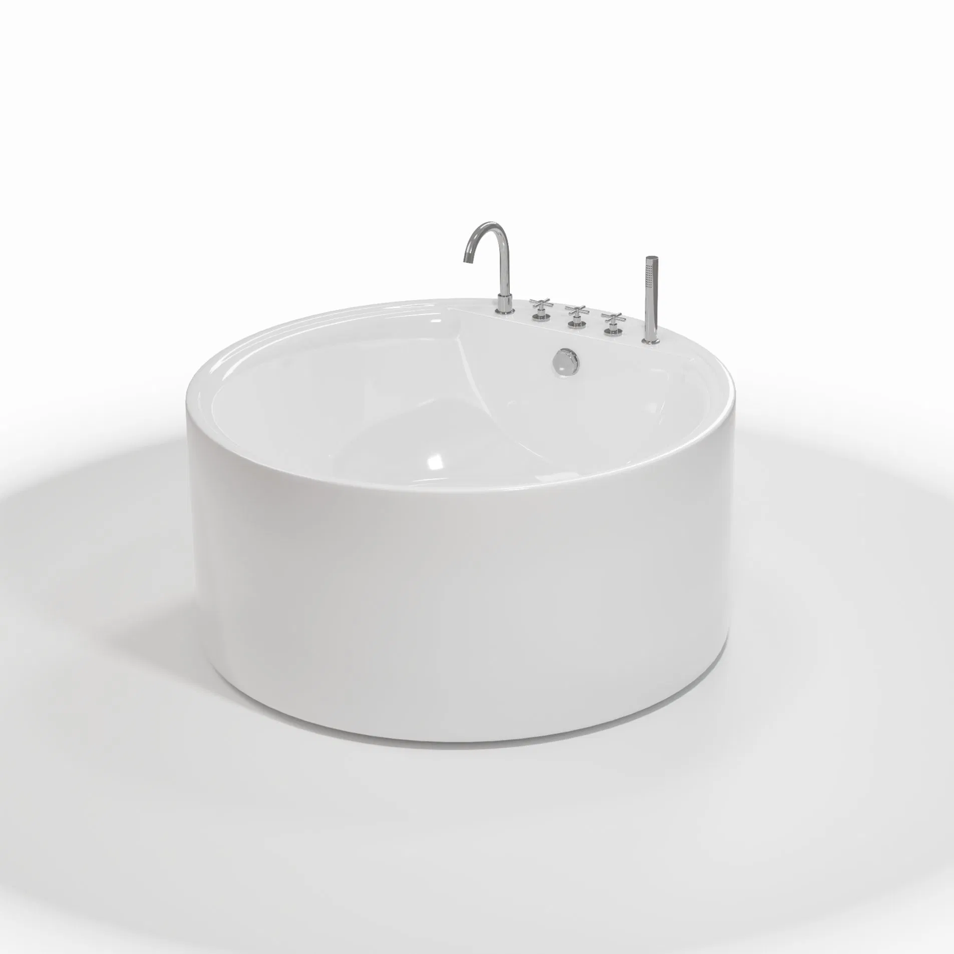 Круглая ванна с гидромассажем для СПА-процедур