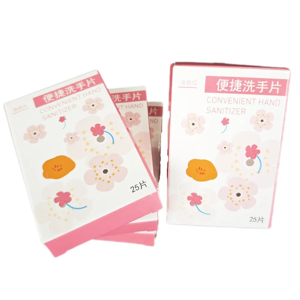 Hand Soap Tablet Custom Aromatic Solid Cleaner Tablets Hand Wash Clean Portable Dissolvable Paper Hand Soap