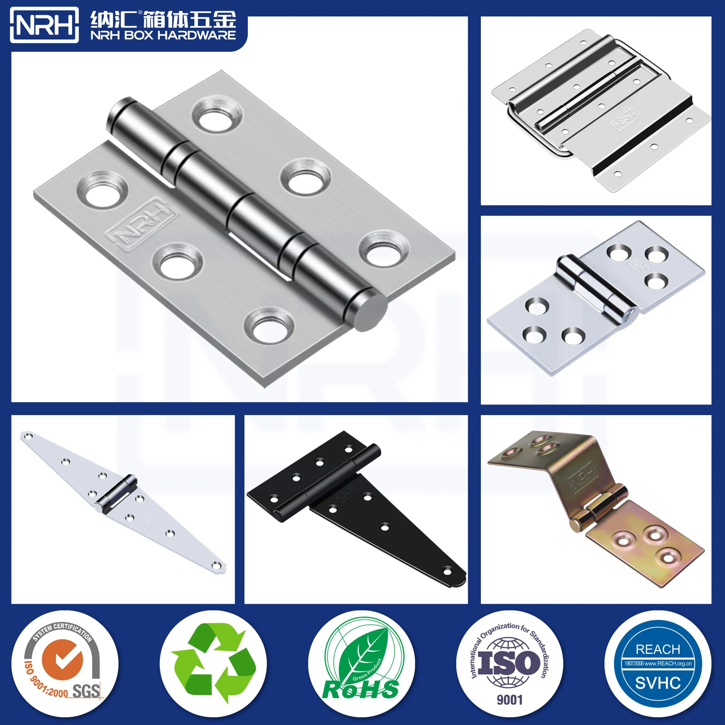 Nrh8403-25 Small SUS304 2 Ball Bearing Gate Box Butt Mini Hinge