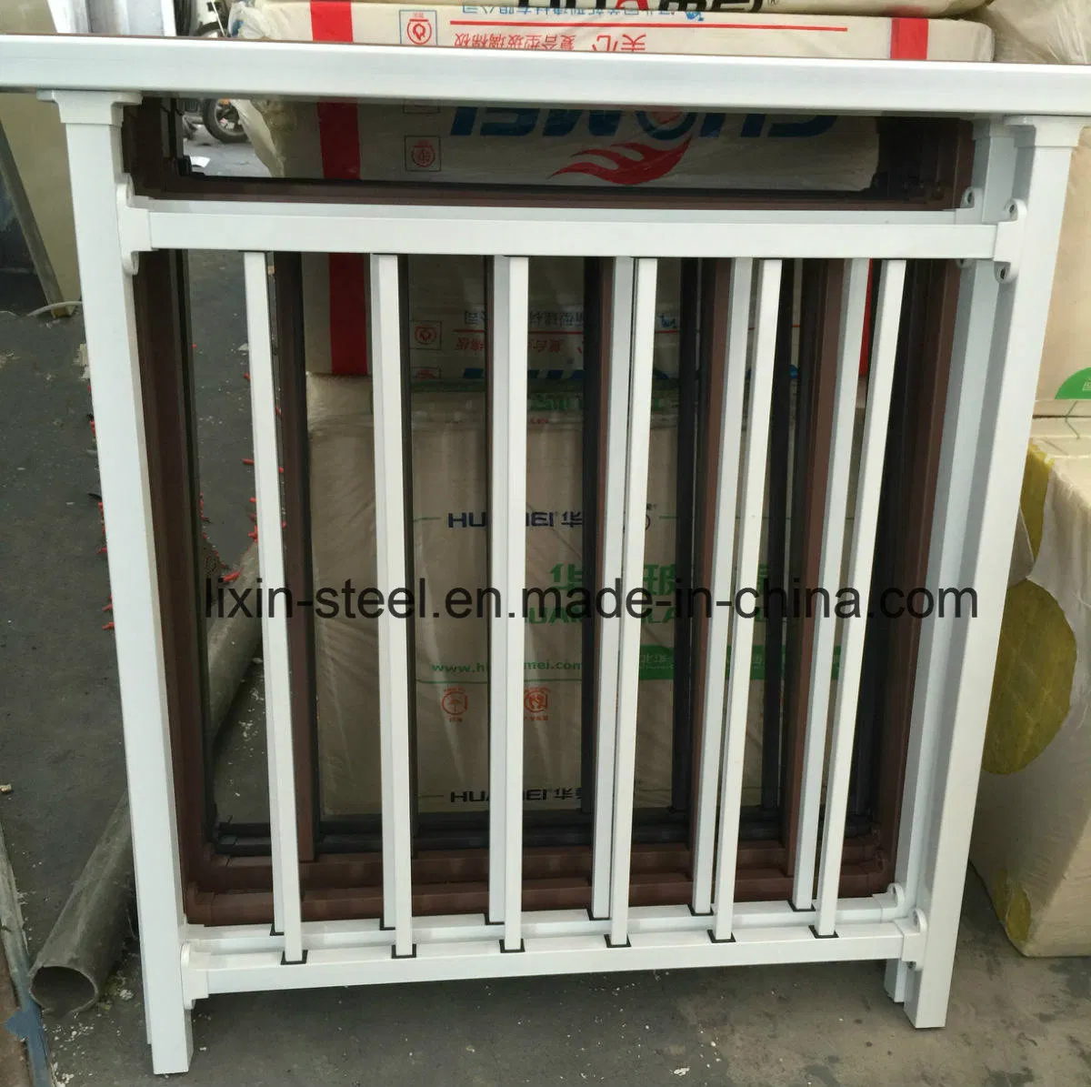 Good Quality Steel Aluminium Powder Coat Steel Fence Metal Railing