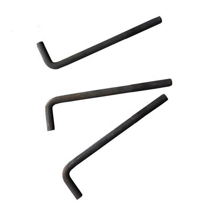 Анкерный болт L-образный, высокопрочная углеродистая сталь