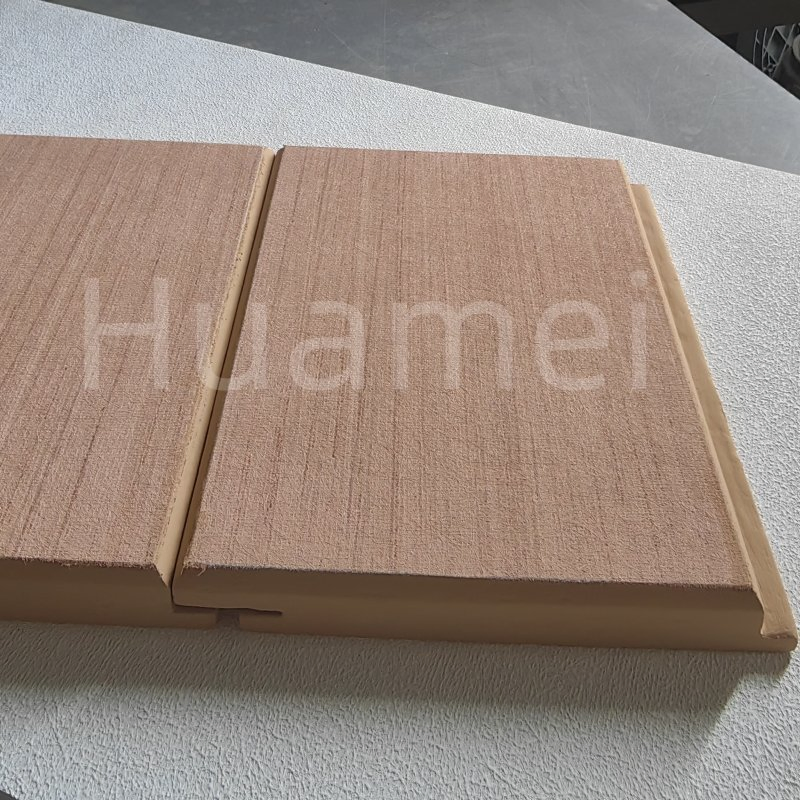 Concealed Edge Acoustic Fiberglass Ceiling Tiles Wooden Panels 600 X 600