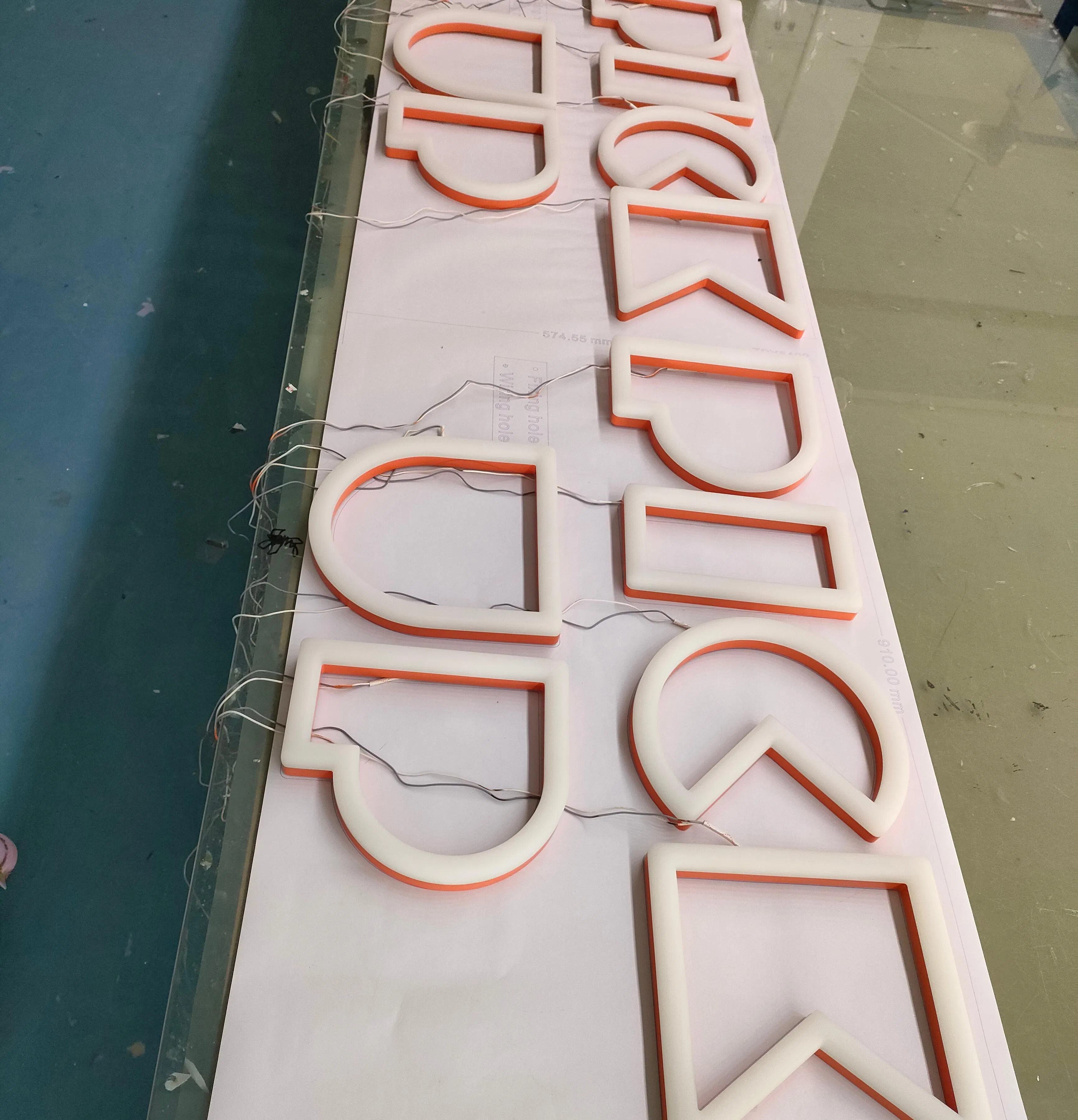 Bright and Colorful Neon Sign Custom Letters for Party Events