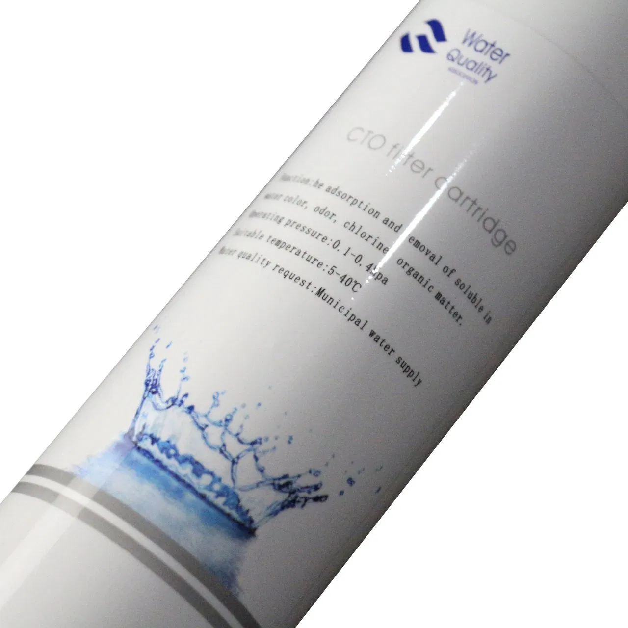 Water Treatment Cartridge with Active Carbon Filter Element