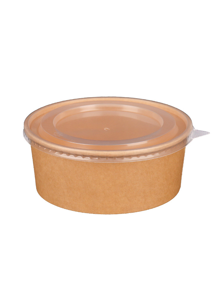 Selling Love Recommendation! Thickened Kraft Paper Bowl Packing Tool, High Quality Assurance, Low Price to Heart