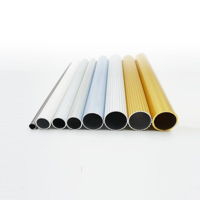 6063 6061 6005 6060 6082 Bright Color Anodizing Industrial Aluminum Extrusion Pipe Construction Aluminum Profile Tube