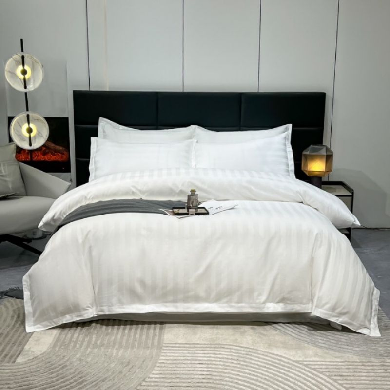 Wholesale OEM/ODM High Quality Luxury Quilt Comforter Cover Bed Sheets Satin Duvet Cover 100% Cotton Sanding Bedcover Pillowcases Bedroom Hotel Bedding Set