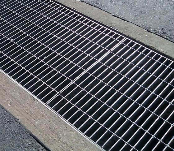Galvanized Outdoor Drainage Pit Covers, Floor Drain From Steel Grating