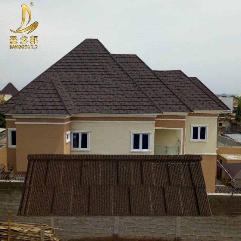 Decra Roof Sheet 0.45mm Light Weight Roofing Sheet Zinc Steel Galvalume Stone Coated Metal Roof Tile