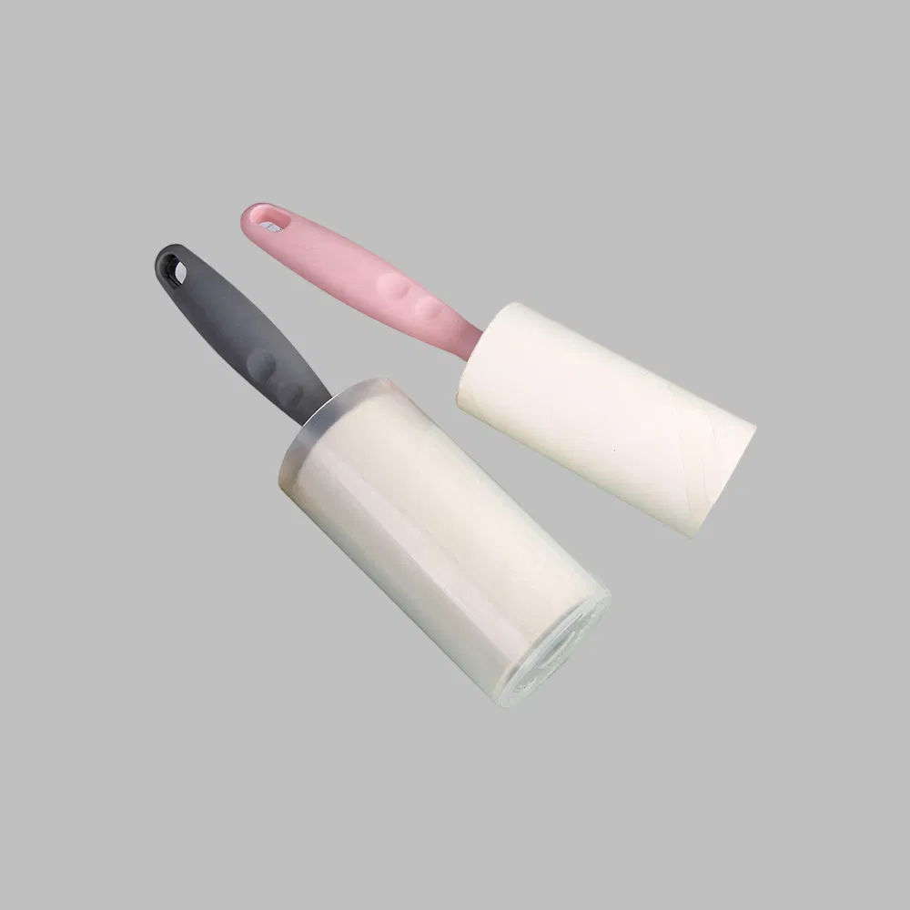 Multi-Surface Lint Roller with Handle for Clothes, Carpets, and Upholstery