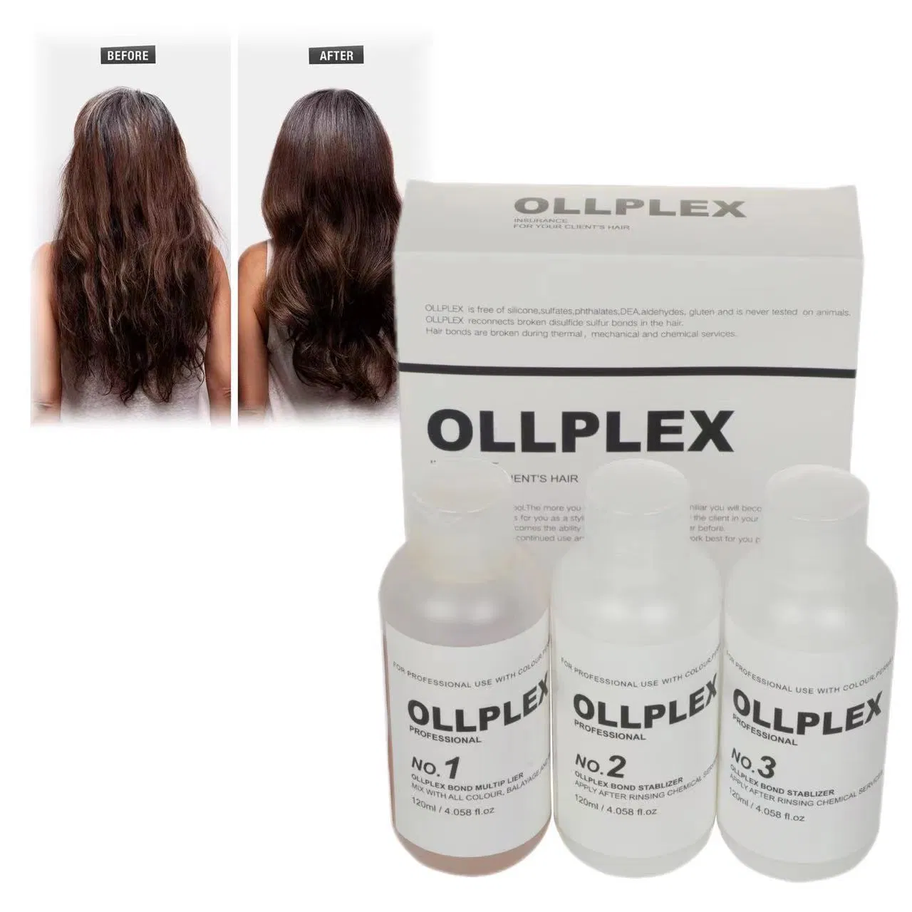 Professional Ollaplexing Repairing Damage Hair Refreshing Hair 2 in 1 Cream