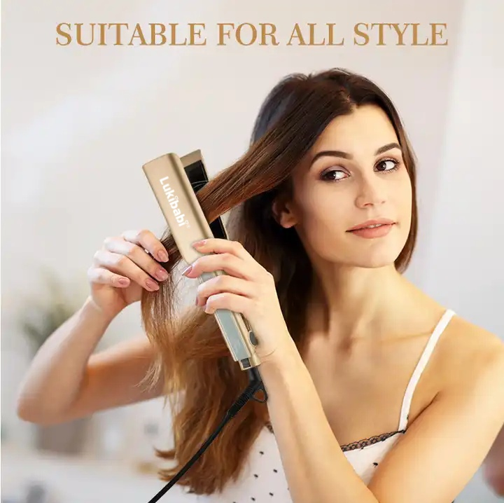 High Power Titanium Hair Straightener for Sleek, Smooth Hair